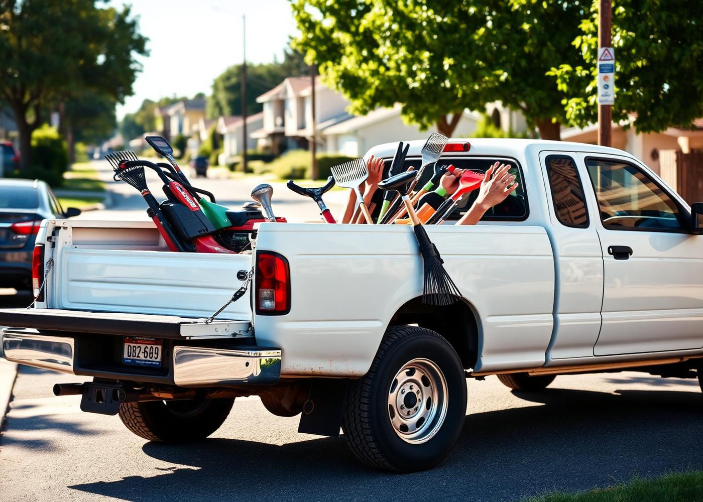 Walker&Co truck loaded with tools, ready for a job